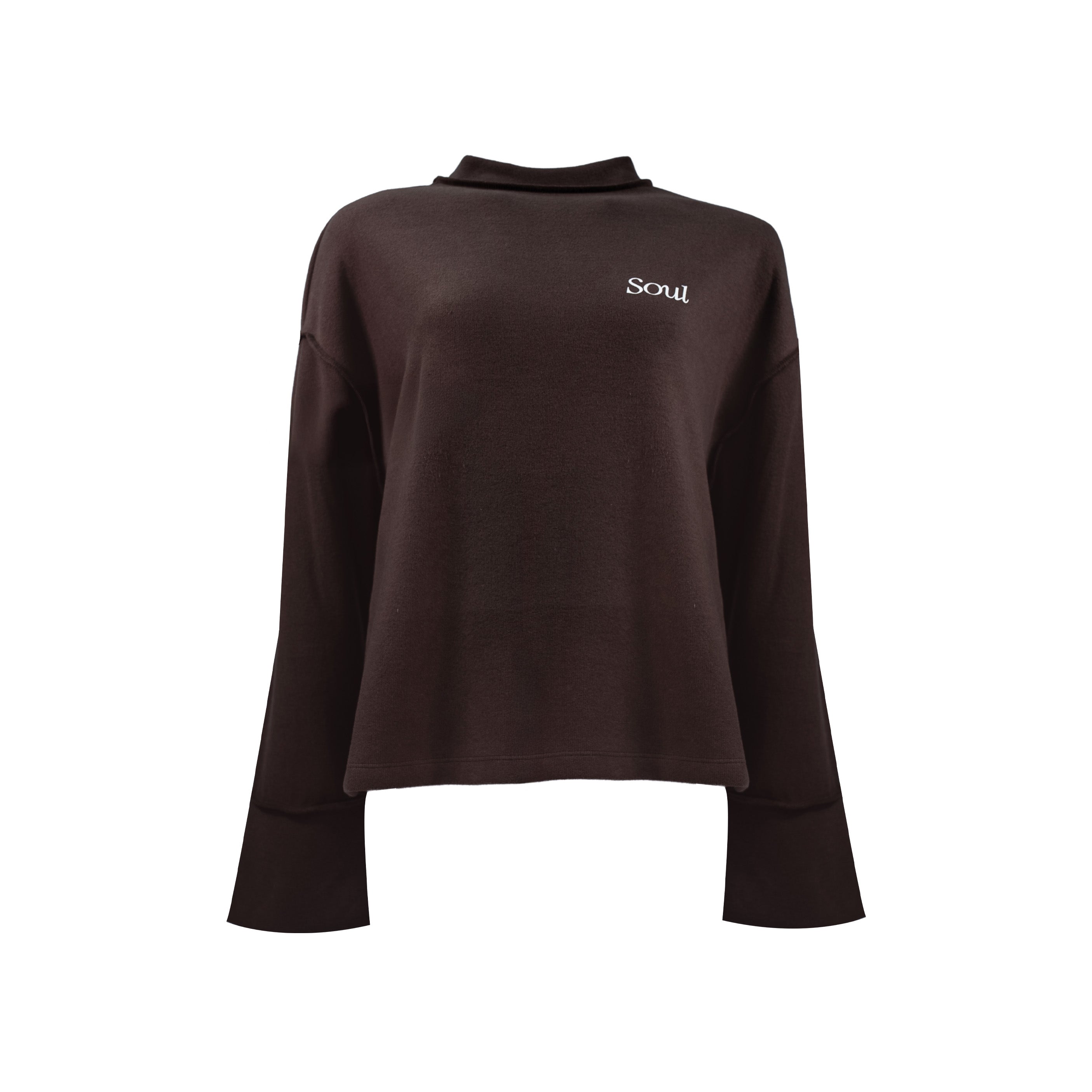 SOUL Premium Fleece Sweater Chocolate (AW25) | Soul Gallery