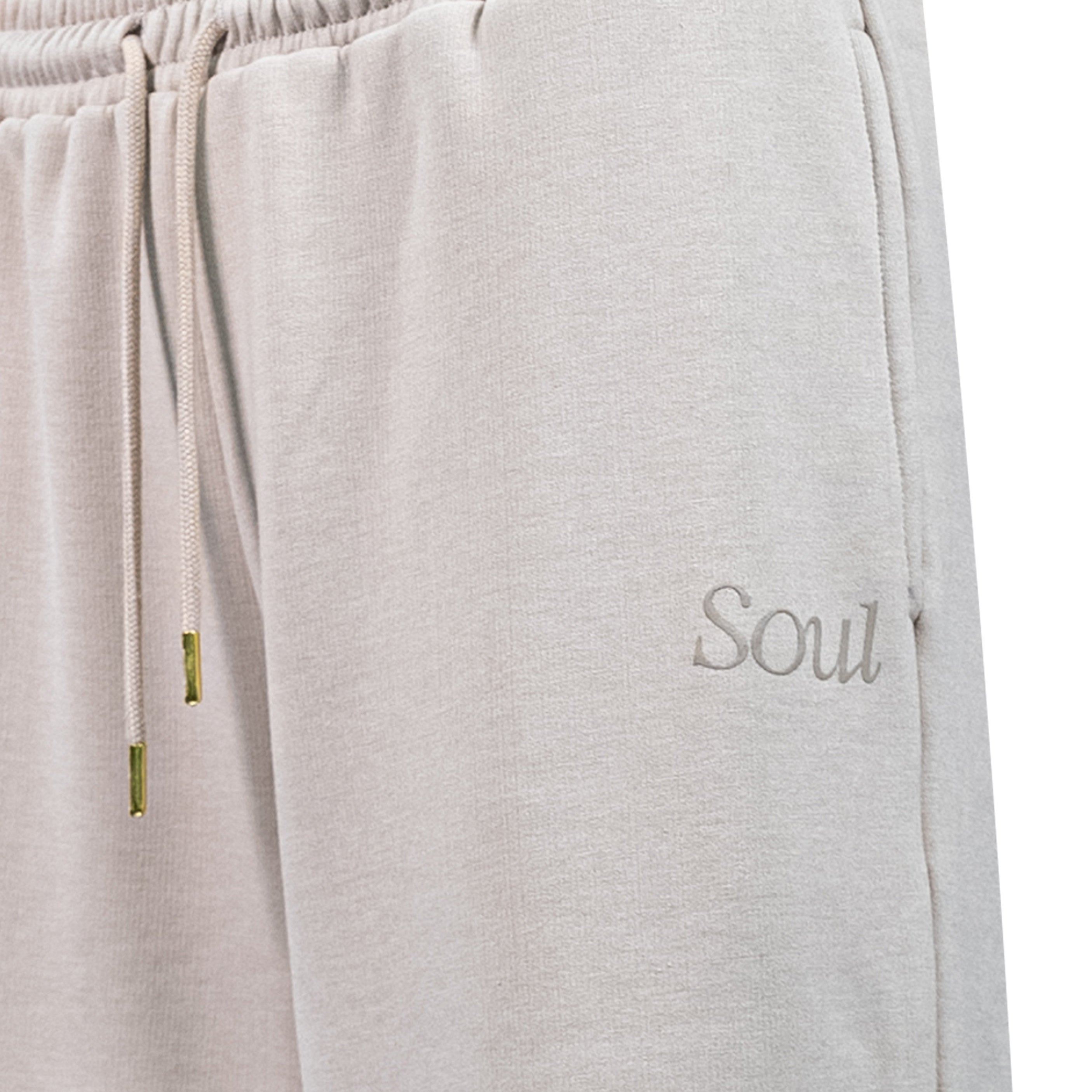 SOUL Premium Fleece Sweatpants Warm Cream (AW25) | Soul Gallery