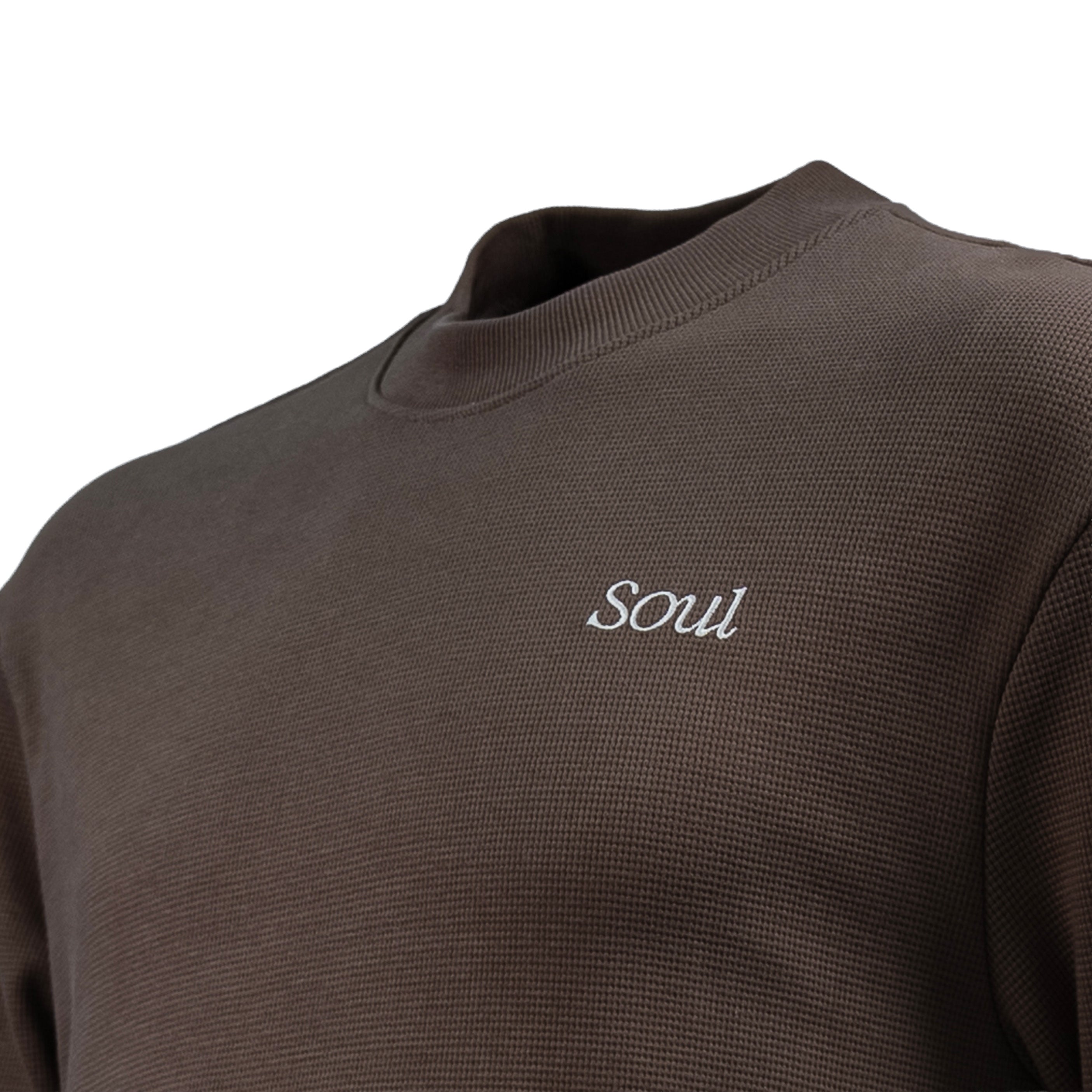 SOUL Premium Waffle Crew Shitake (AW25) | Soul Gallery