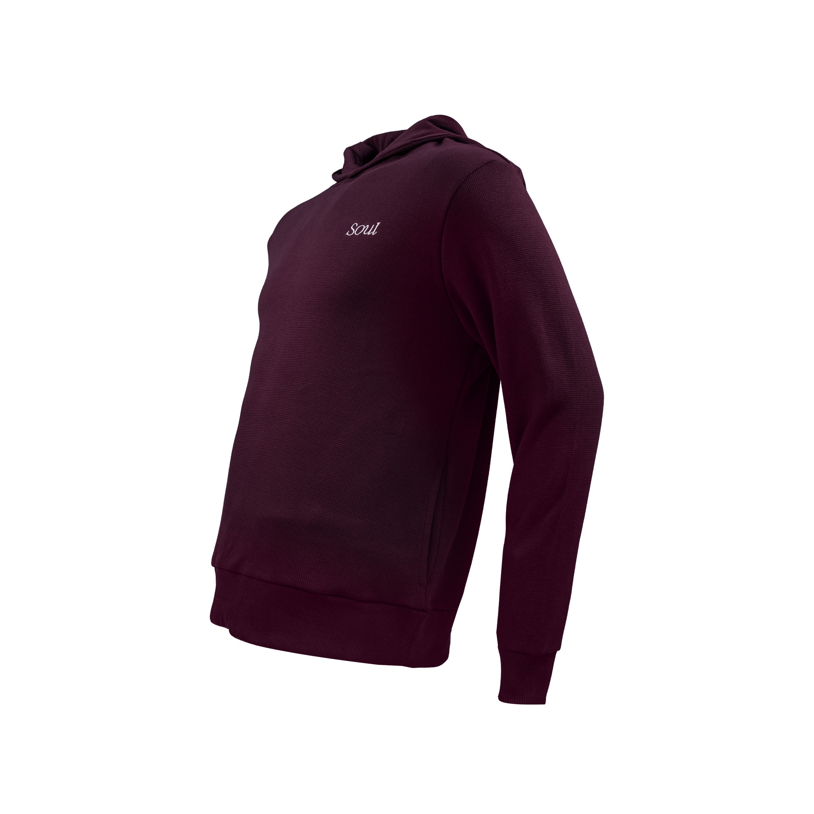 SOUL Premium Waffle Hoodie Fig (AW25) | Soul Gallery