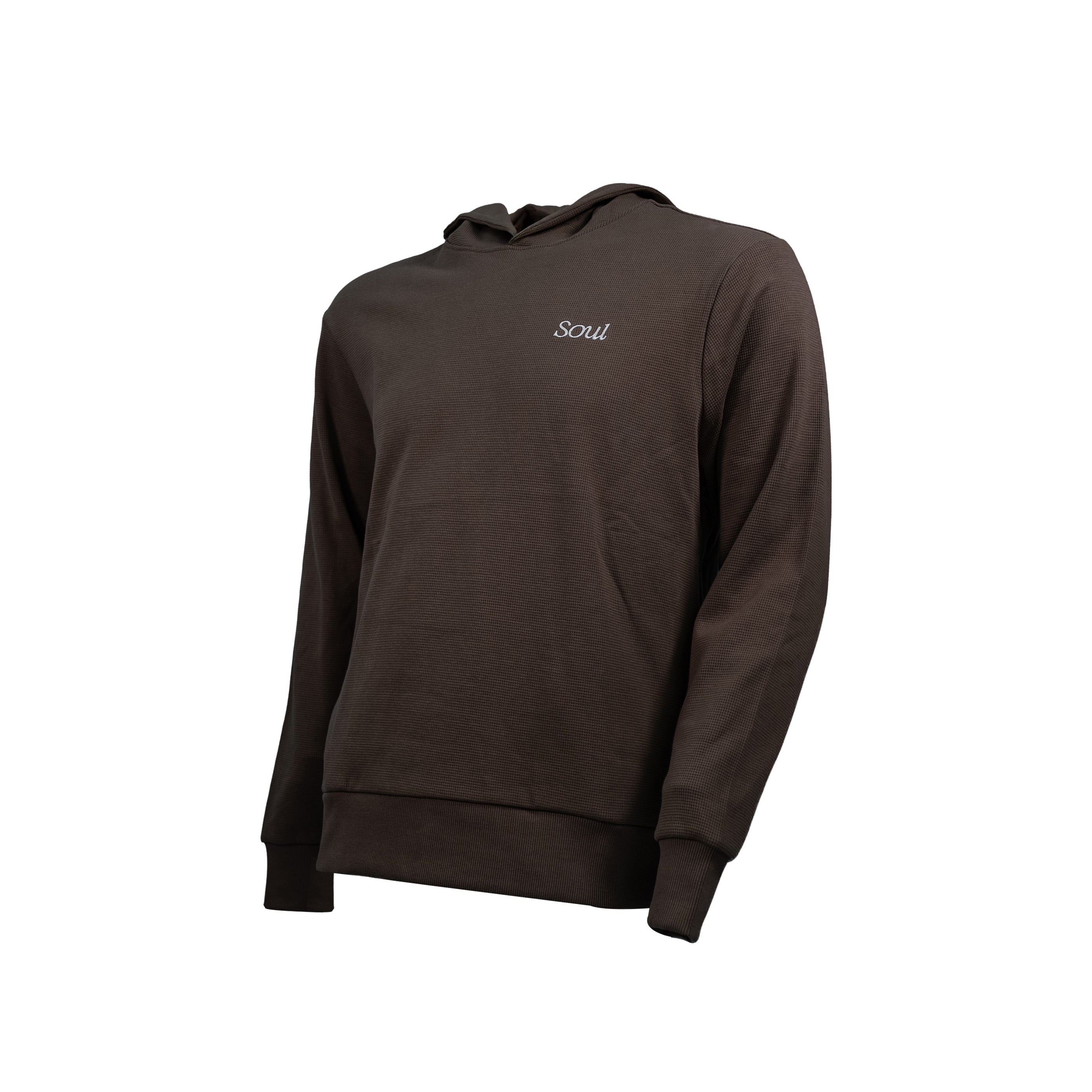 SOUL Premium Waffle Hoodie Shitake (AW25) | Soul Gallery