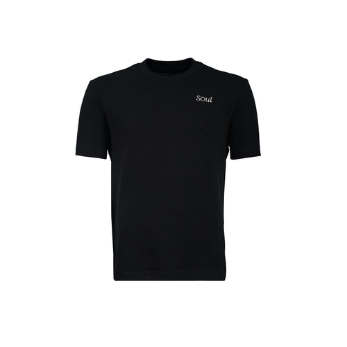 SOUL Premium Waffle T-Shirt Black (SS25) | Soul Gallery
