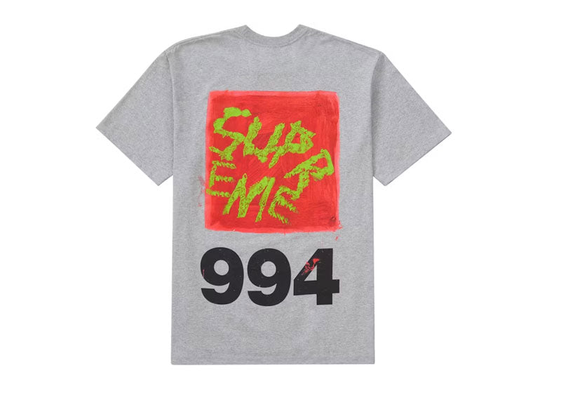 SUPREME Paint T-Shirt Heather Grey