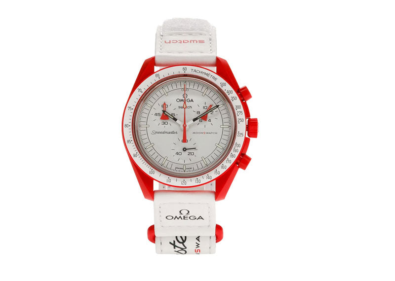 Swatch x Omega Bioceramic Moonswatch Mission to Mars SO33R100