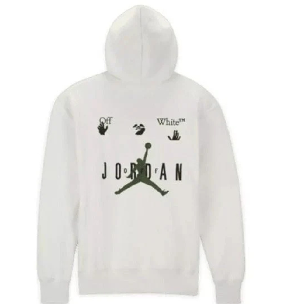 OFF-WHITE x Jordan Hoodie Black (Asia Sizing)