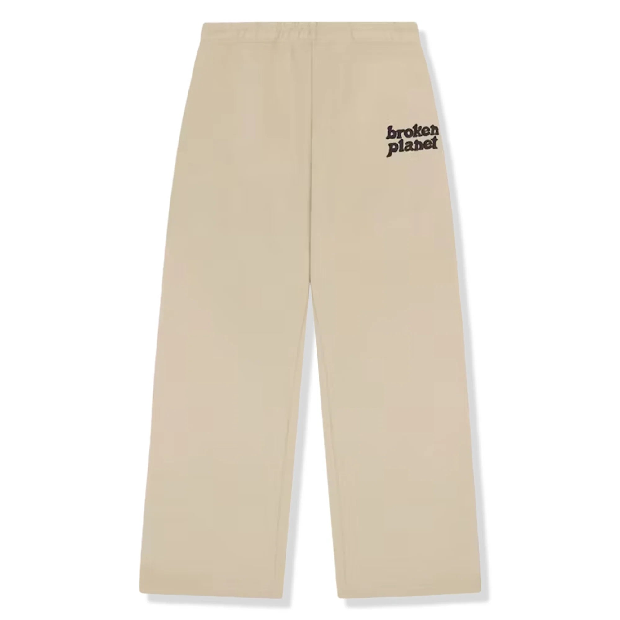 BROKEN PLANET Straight Leg Sweatpants Bone White