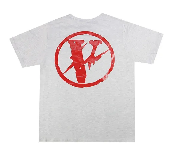 Vlone X Fragment Staple T-Shirt Grey/Red