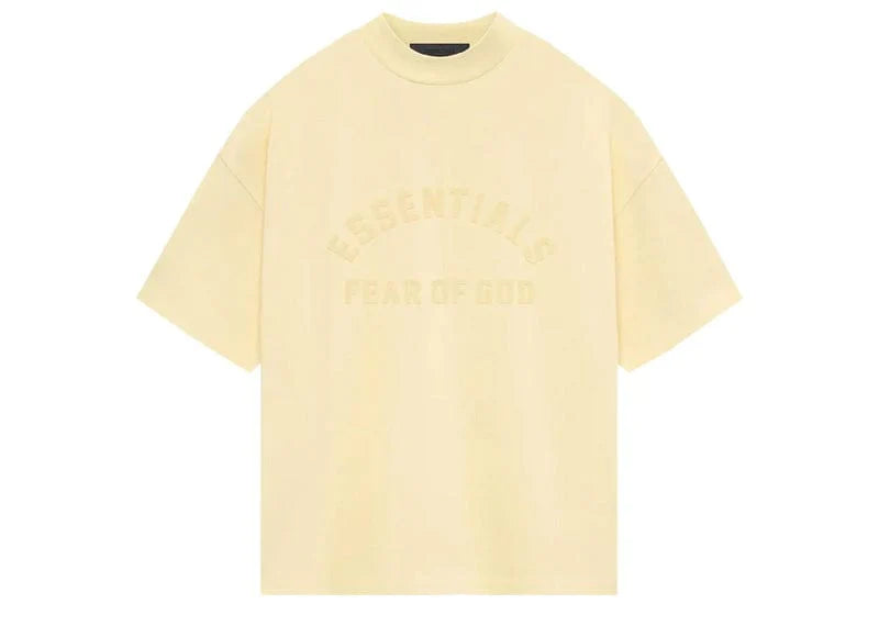 Fear of God Essentials Heavy Jersey S/S T-Shirt Garden Yellow