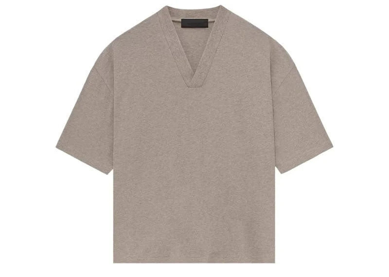 FEAR OF GOD Essentials V-Neck T- Shirt Core Heather