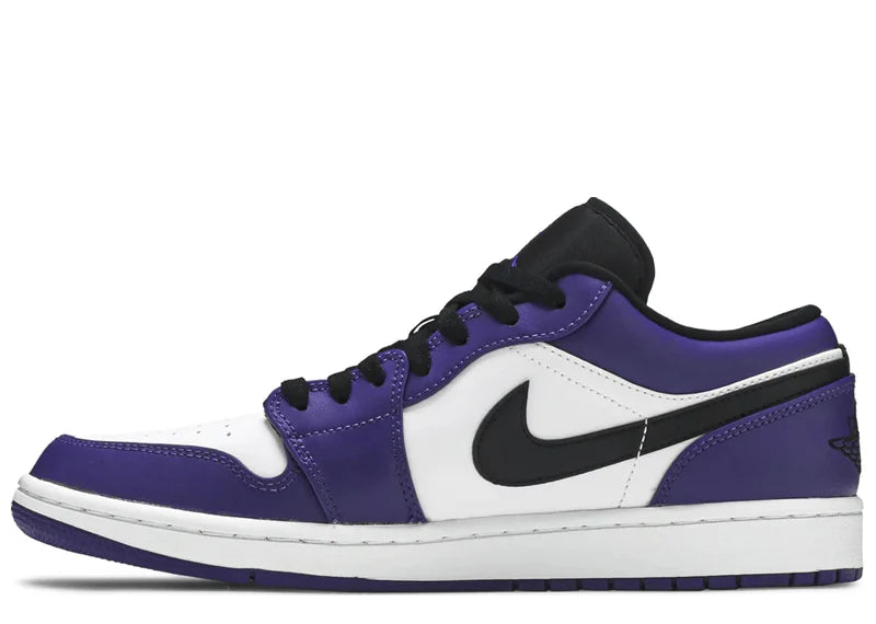 Jordan 1 Low Court Purple White