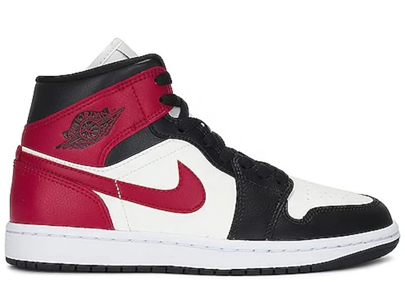 Jordan 1 Mid Gym Red Black White