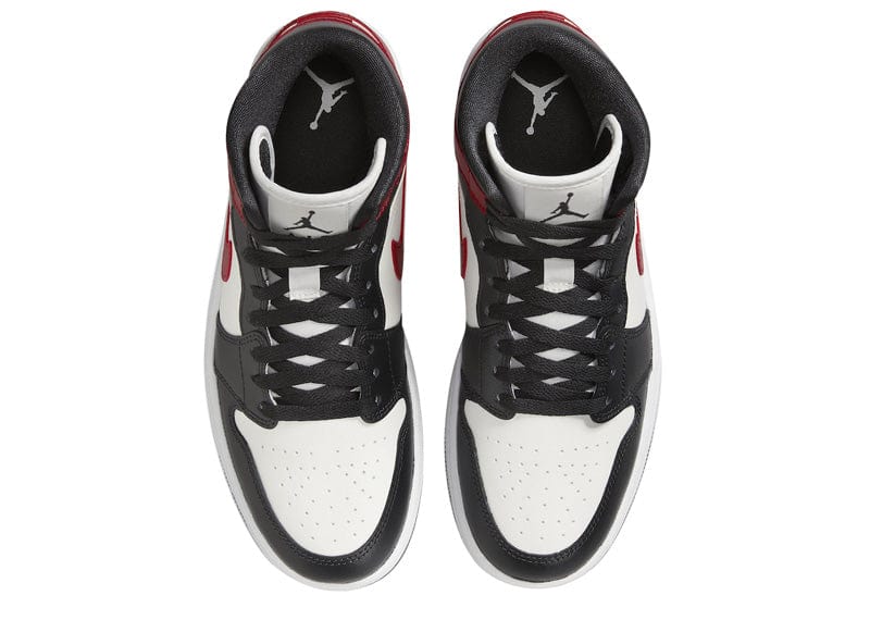 Jordan 1 Mid Gym Red Black White