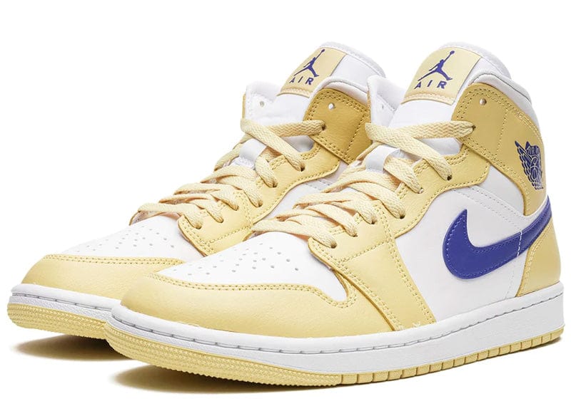 Jordan 1 Mid Lemon Wash Lapis (Women's)