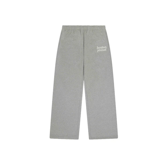 Broken Planet Performance Wide Leg Sweatpants Heather Grey